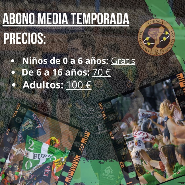 Ya está aquí el abono de media temporada