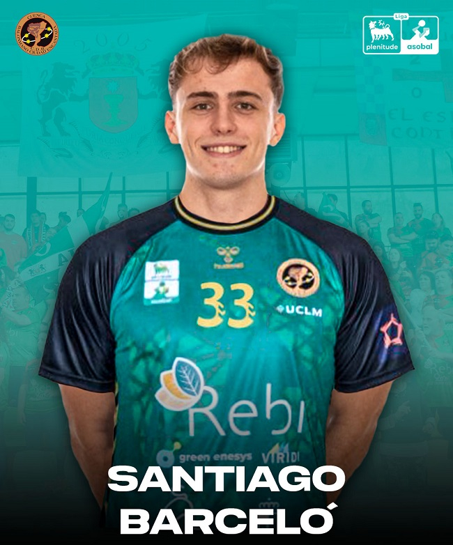 Santiago Barceló firma por dos años con el REBI Cuenca