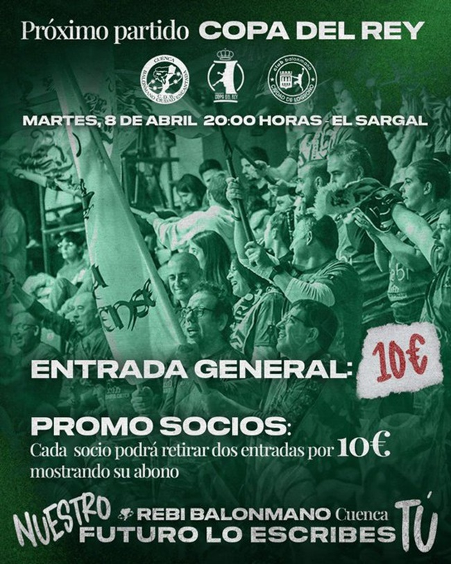 Promoción para el partido de Copa del Rey 