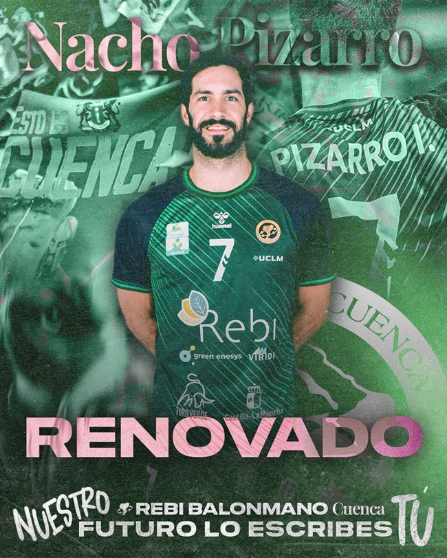Nacho Pizarro renueva con el REBI Cuenca 