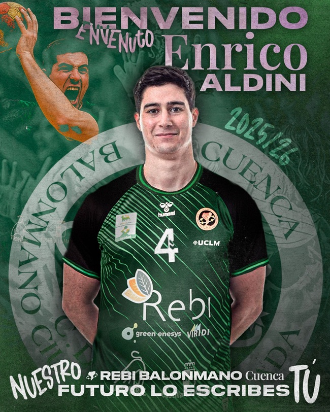 Enrico Aldini, nuevo jugador del REBI Cuenca 