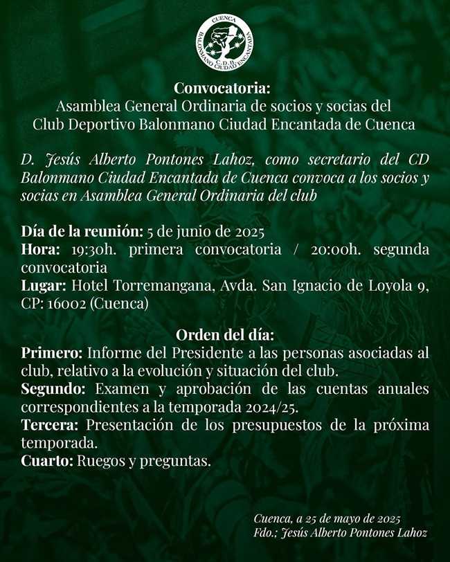 Asamblea General Ordinaria 