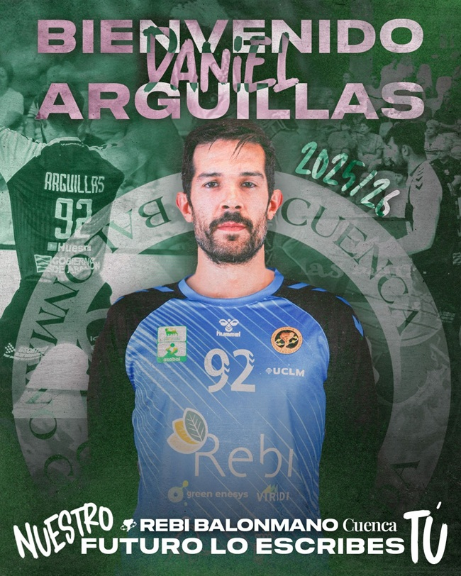 Dani Arguillas firma por el REBI Cuenca