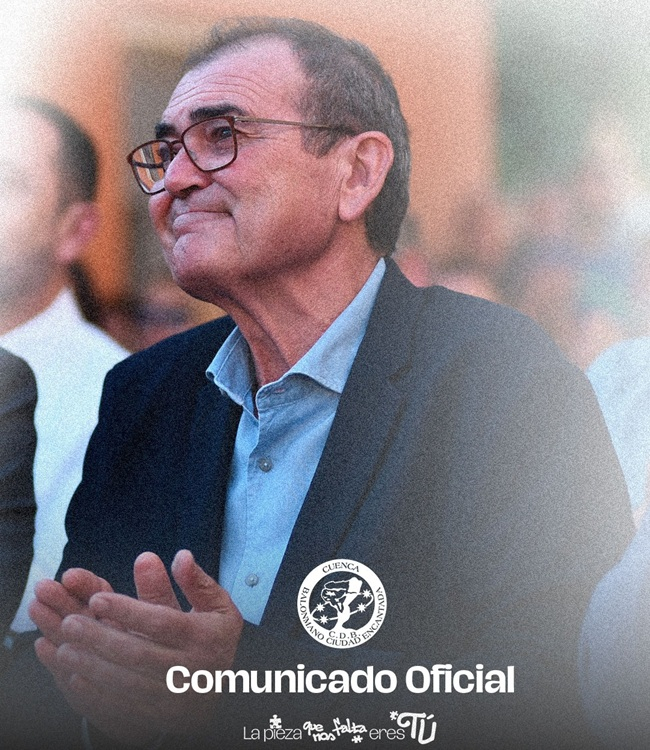 Dimisión de Isidoro Gómez Cavero como presidente del club