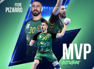 Fede Pizarro logra el MVP Plenitude ASOBAL de octubre